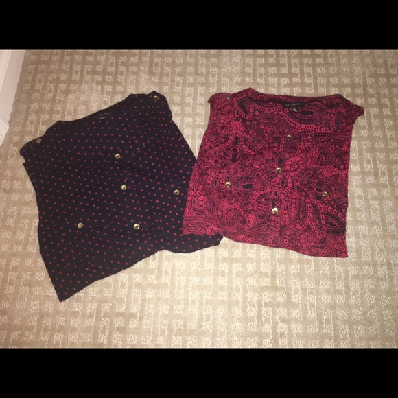Tops - 2 sleeveless blouses from the limited NWOT